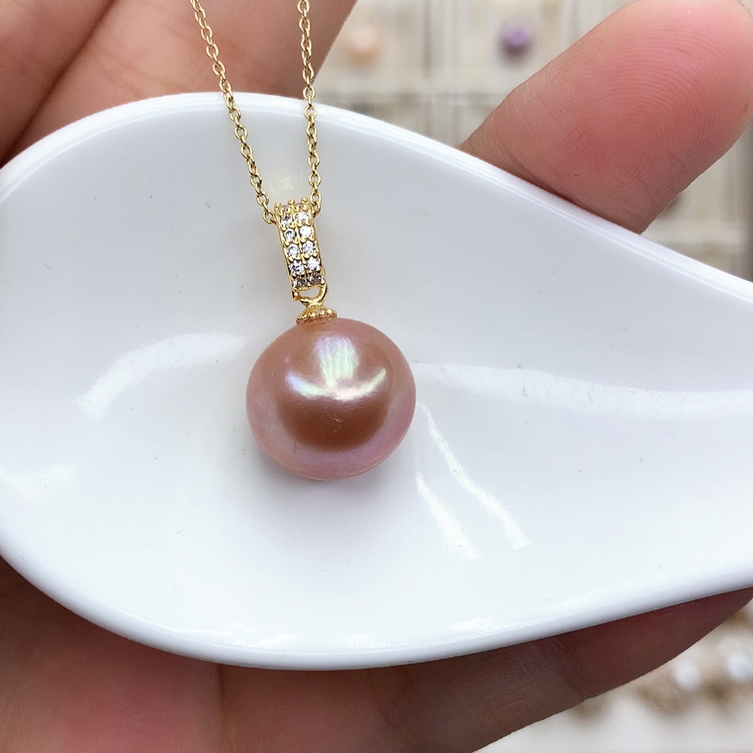 淡水珍珠颈饰合金