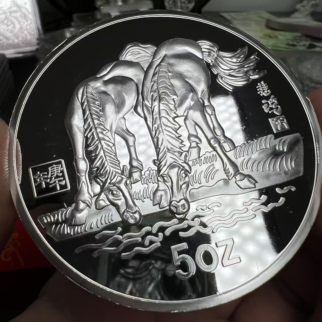  精美生肖马摆件实心复古工艺收藏礼品