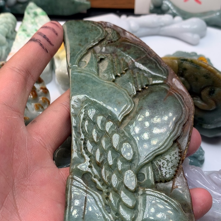 翡翠未镶嵌颈饰保真天然a货翡翠