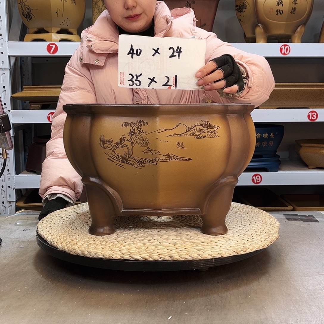 紫砂花盆紫砂花盆