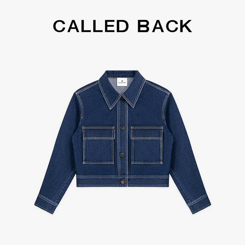 CALLED BACK新款复古水洗牛仔外套休闲经典老钱风穿搭240497