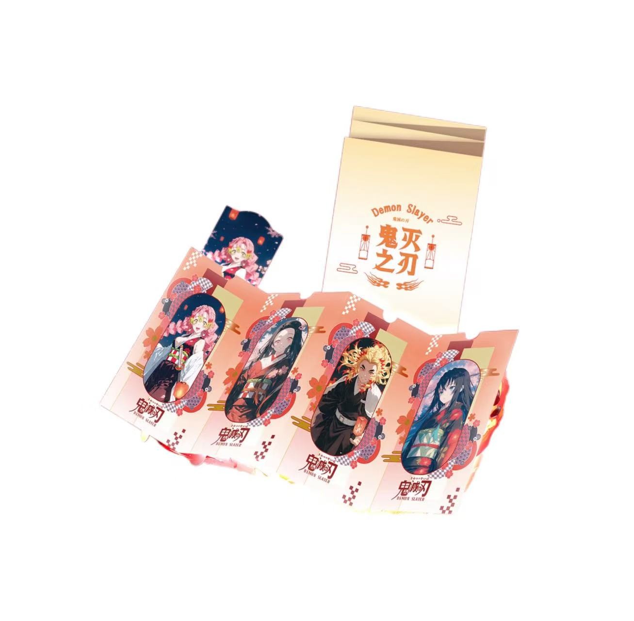 【玩法】漫研社 鬼灭之刃四折抽拉卡 国版二创 W