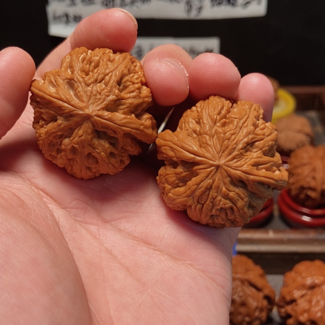 吊坠文玩核桃粗筋43尺6672