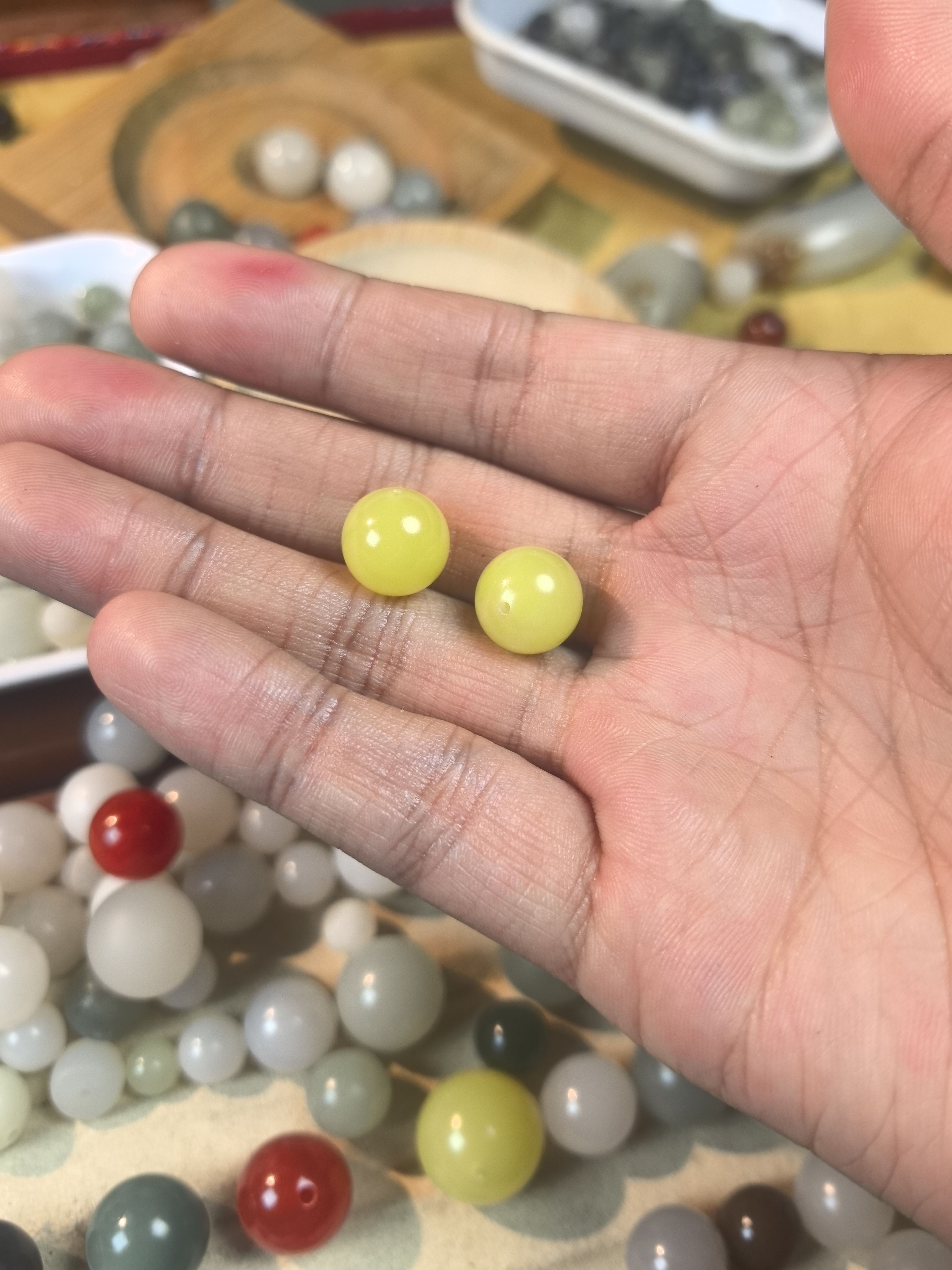 卡12散珠单珠珠子