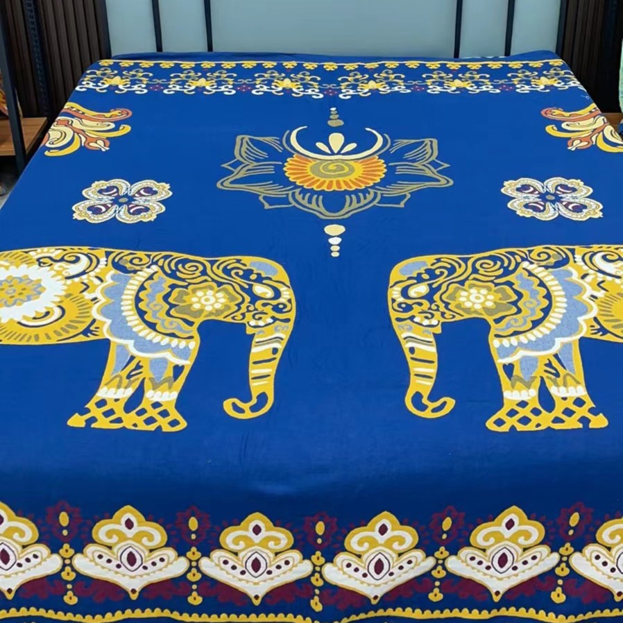 XDONGY（冬云家纺）150*200多功能全棉 花纹象 纱布床盖