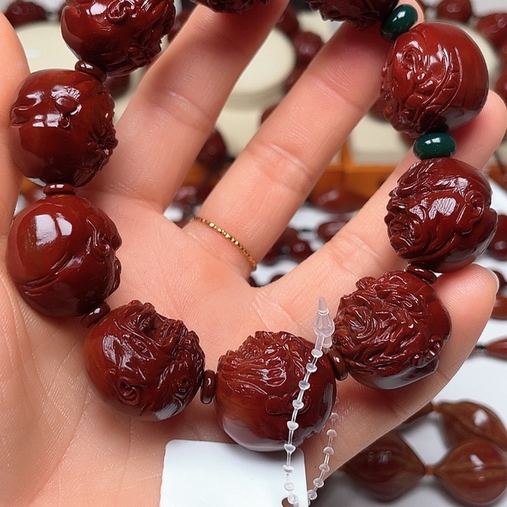 橄榄核手串风**絮玉化恶僧