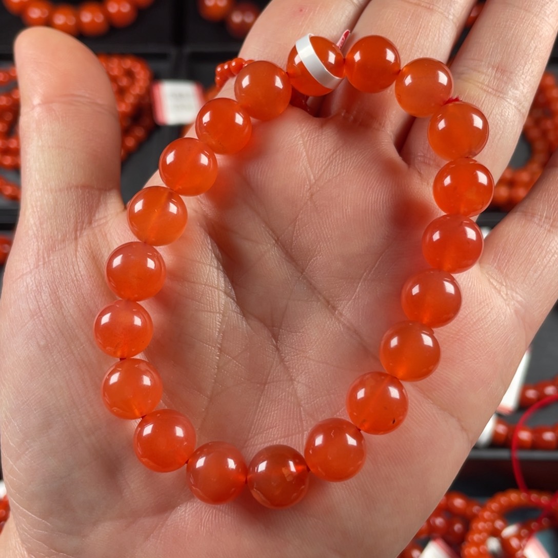 未镶嵌南红玛瑙手链妞9