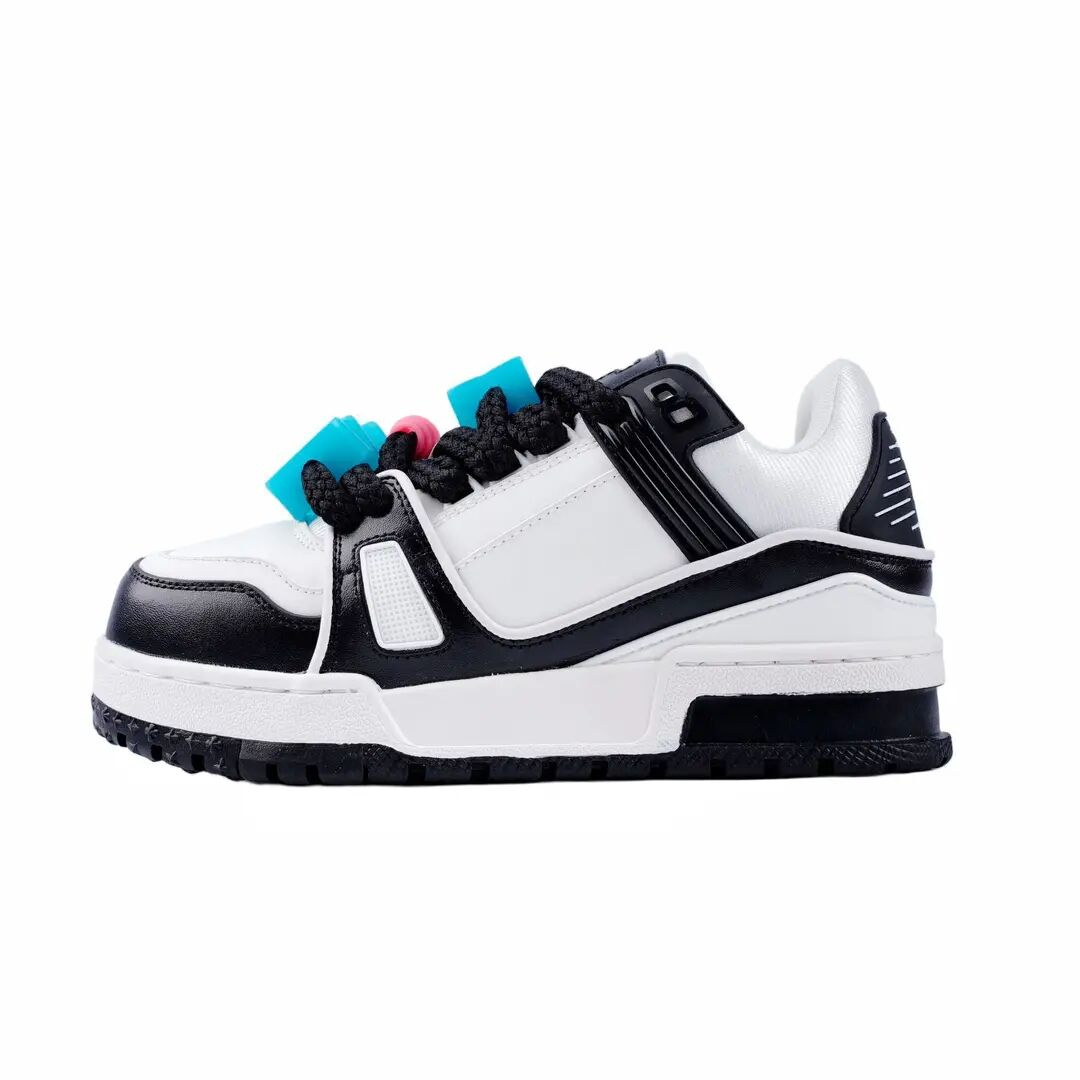 时尚情侣复古潮流潮鞋经典黑白低帮