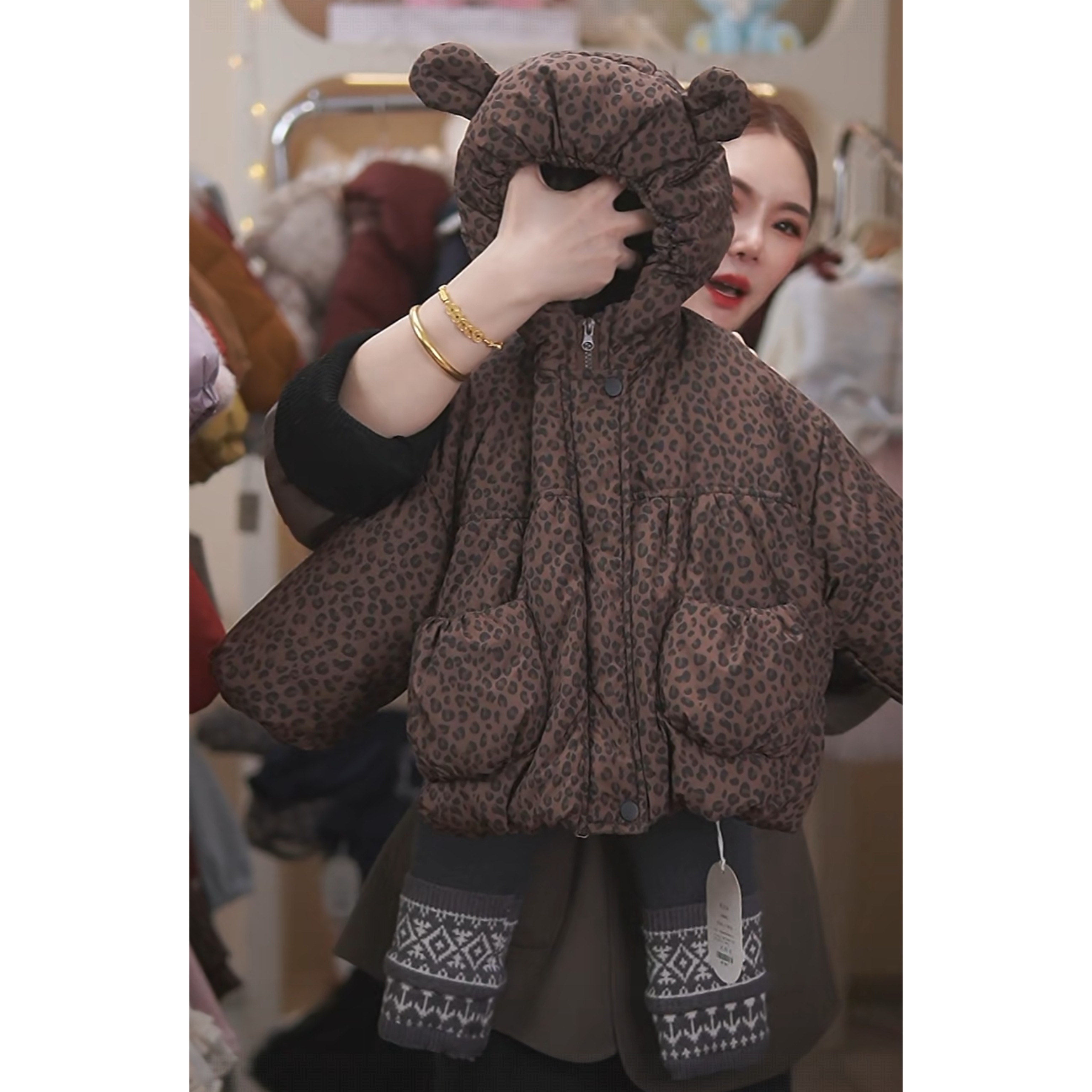 【BaoBao现货】实体品牌冬季女童加厚棉衣外套68583（汉服）