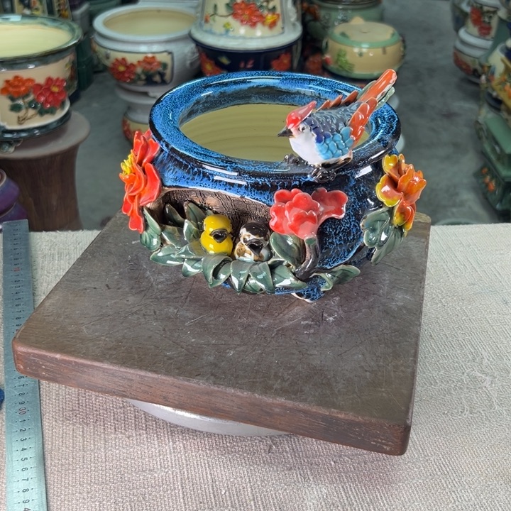 泳坤堂石湾盆陶瓷