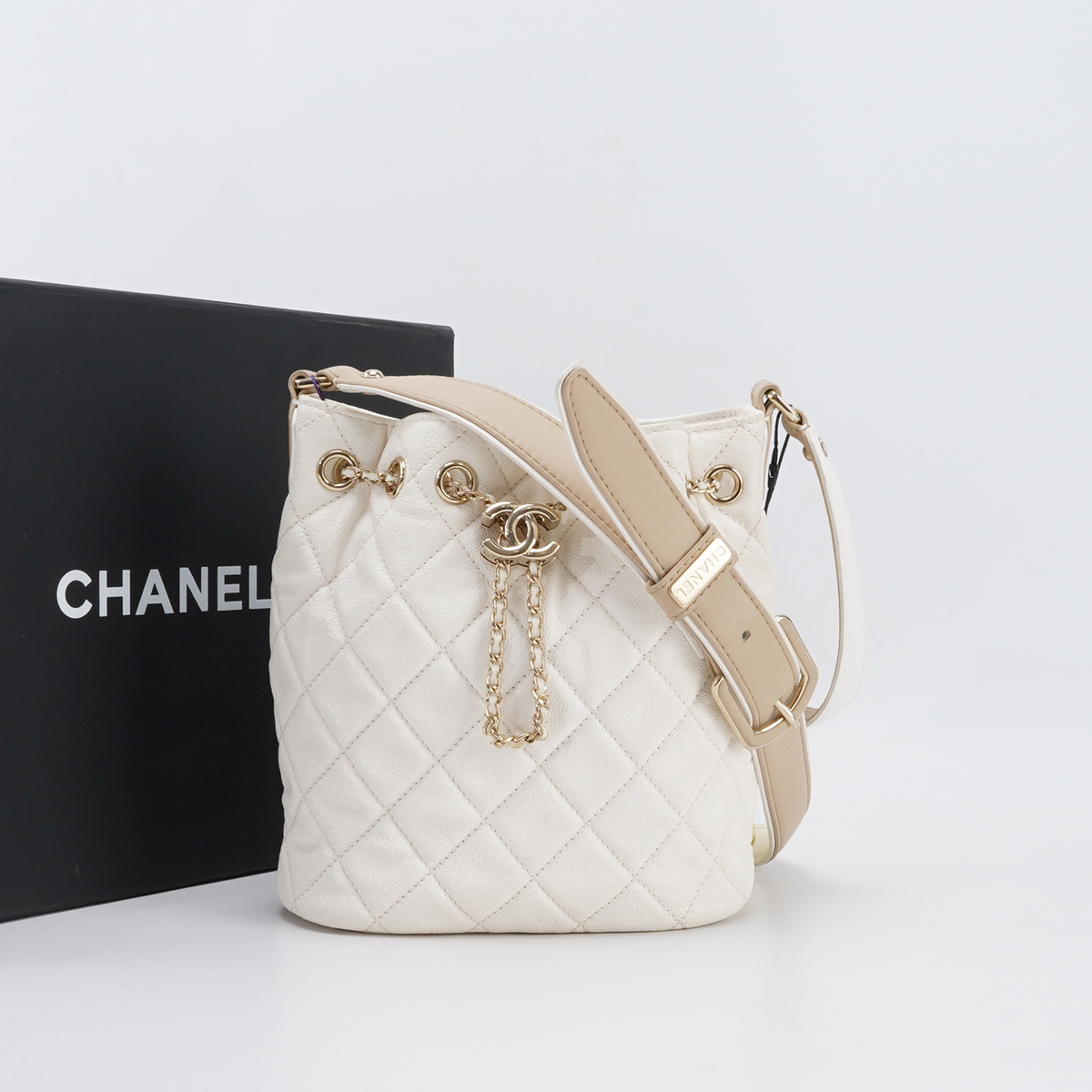 95新 Chanel/香奈儿 【总仓一口价】水桶小号荔枝纹新款/BG22017865