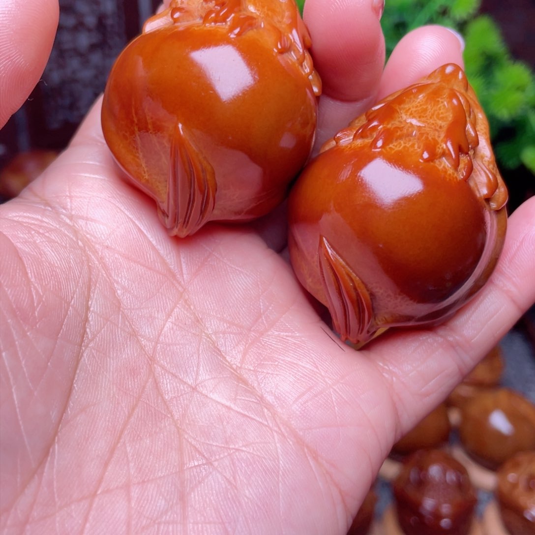 【闪购商品】橄榄核手串/手链38左右光背龙龟手球
