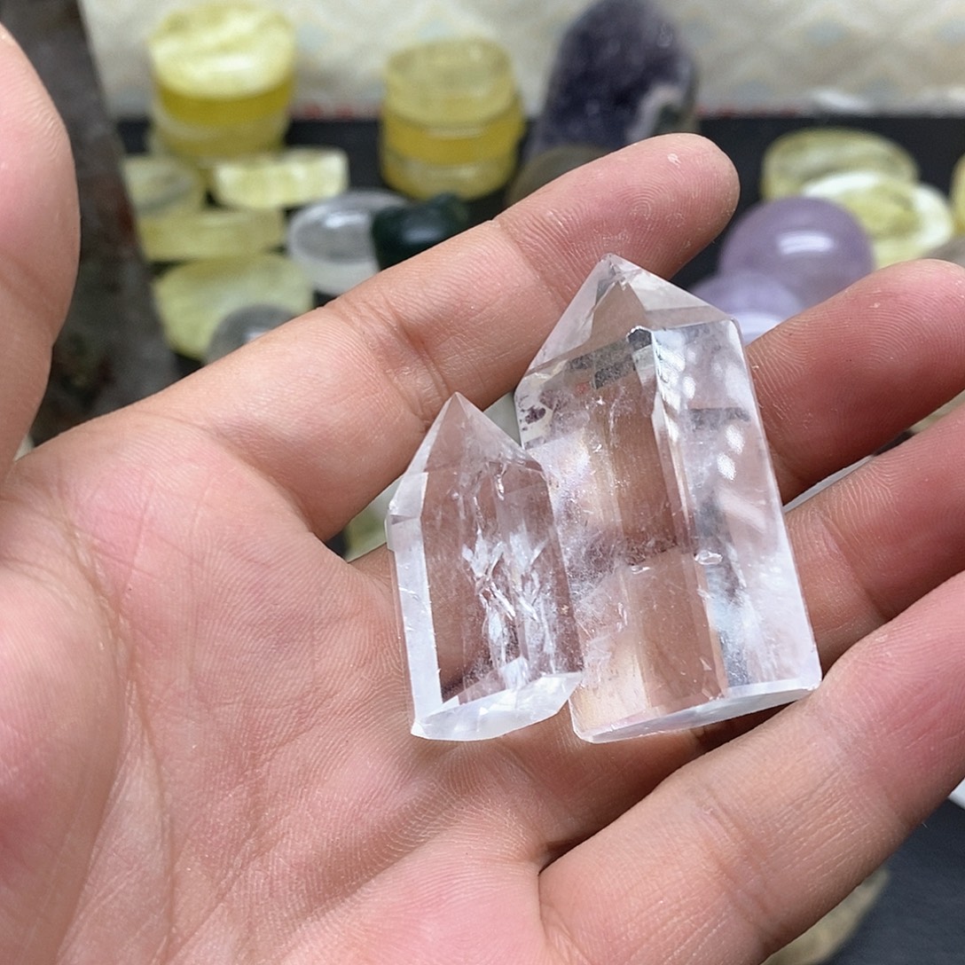 未镶嵌珠宝半成品水晶123水晶石