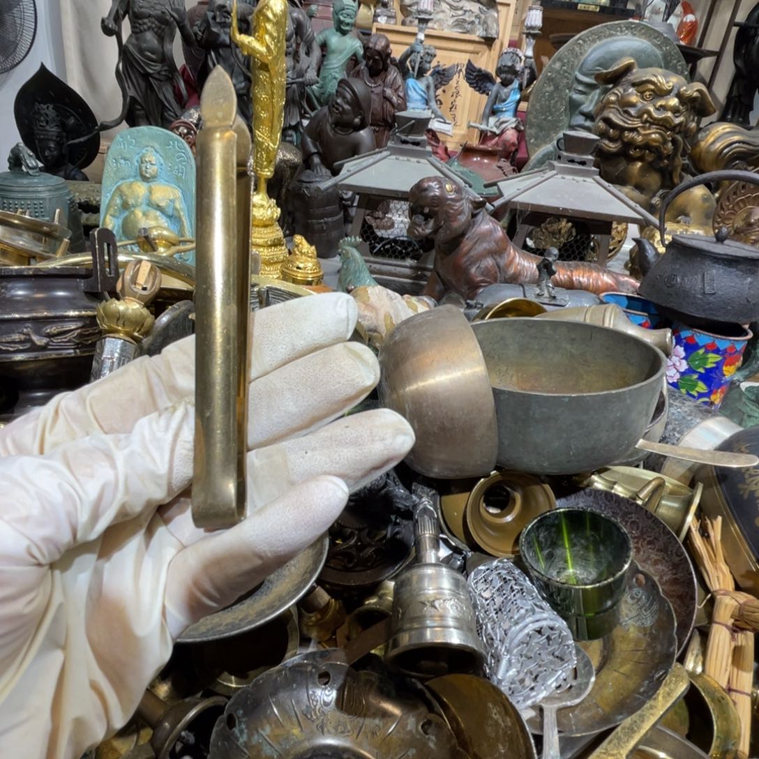 大***师大阪回流铜器摆件10