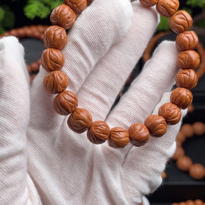 阿***卓吊坠桃核精品单圈