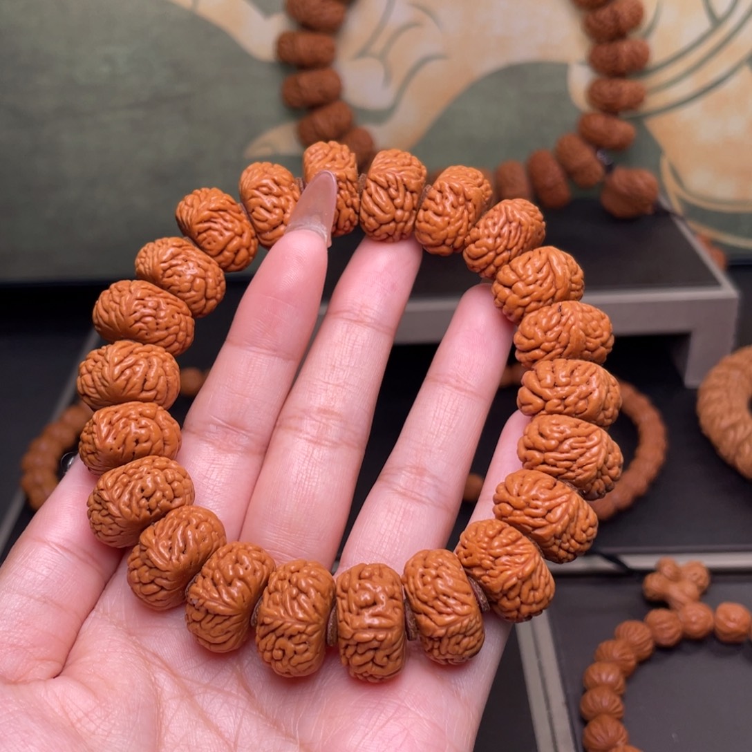 桃核吊坠19麒麟纹