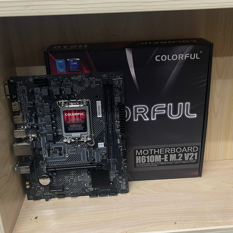 未使用 Colorful/七彩虹 七彩虹h610m-e m.2 v21 主板