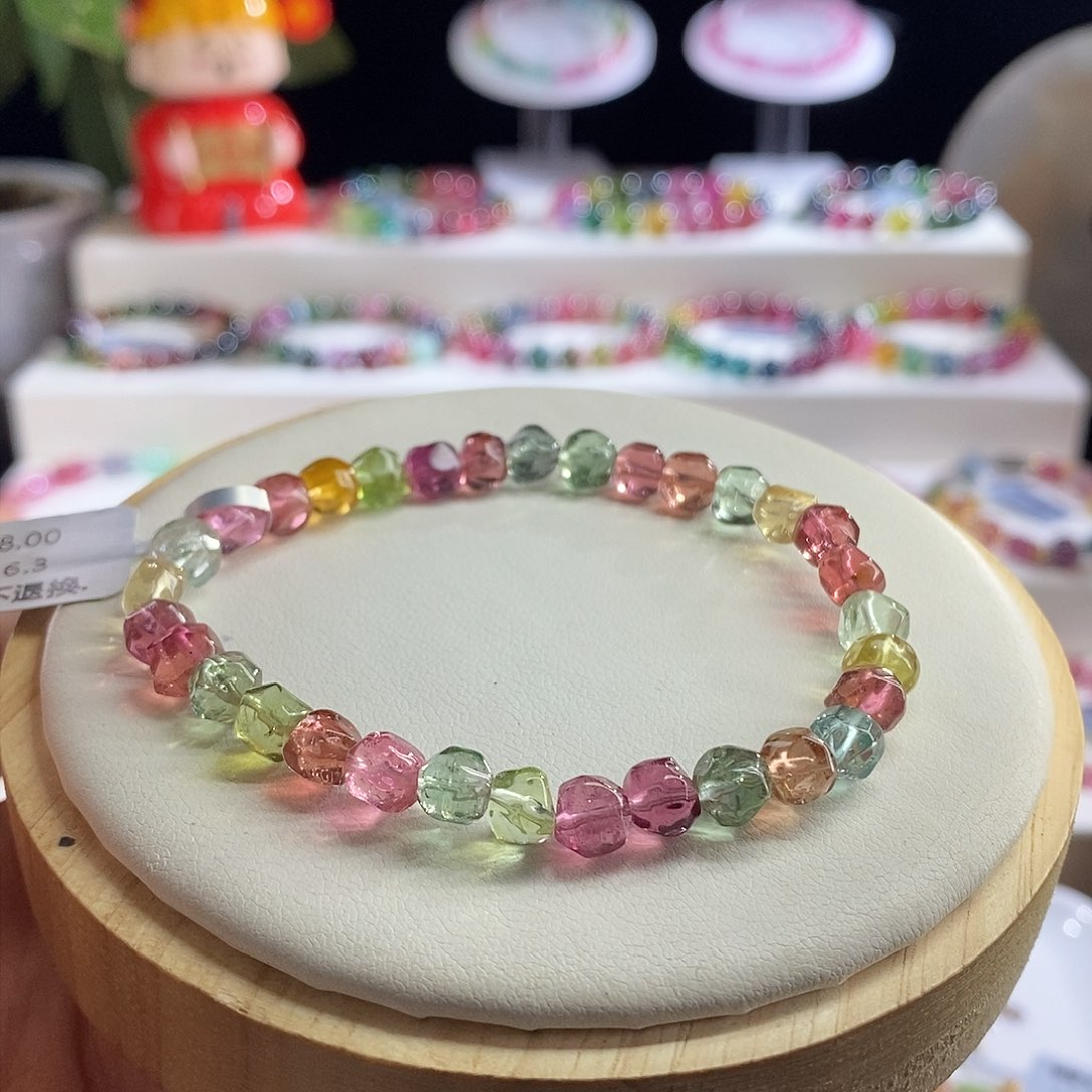 未镶嵌手链碧玺戒面