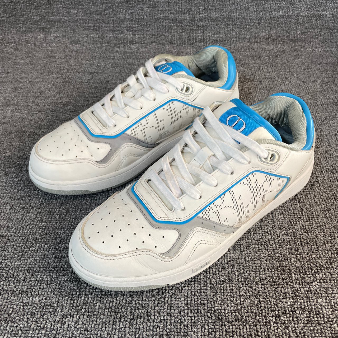 95新 DIOR/迪奥 B27白蓝休闲鞋 41码
