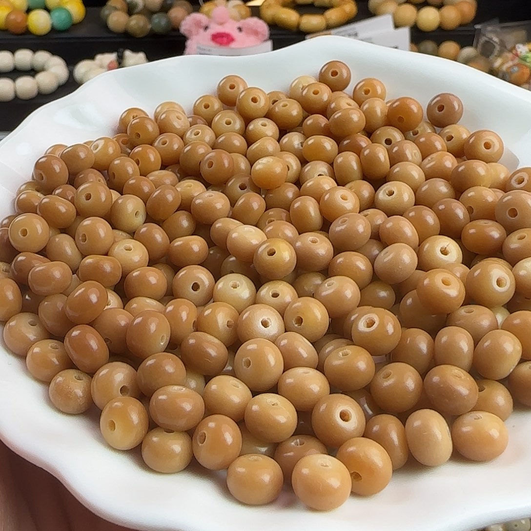 手串菩提根/象牙果卡8姜黄苹果100颗➕100颗备珠