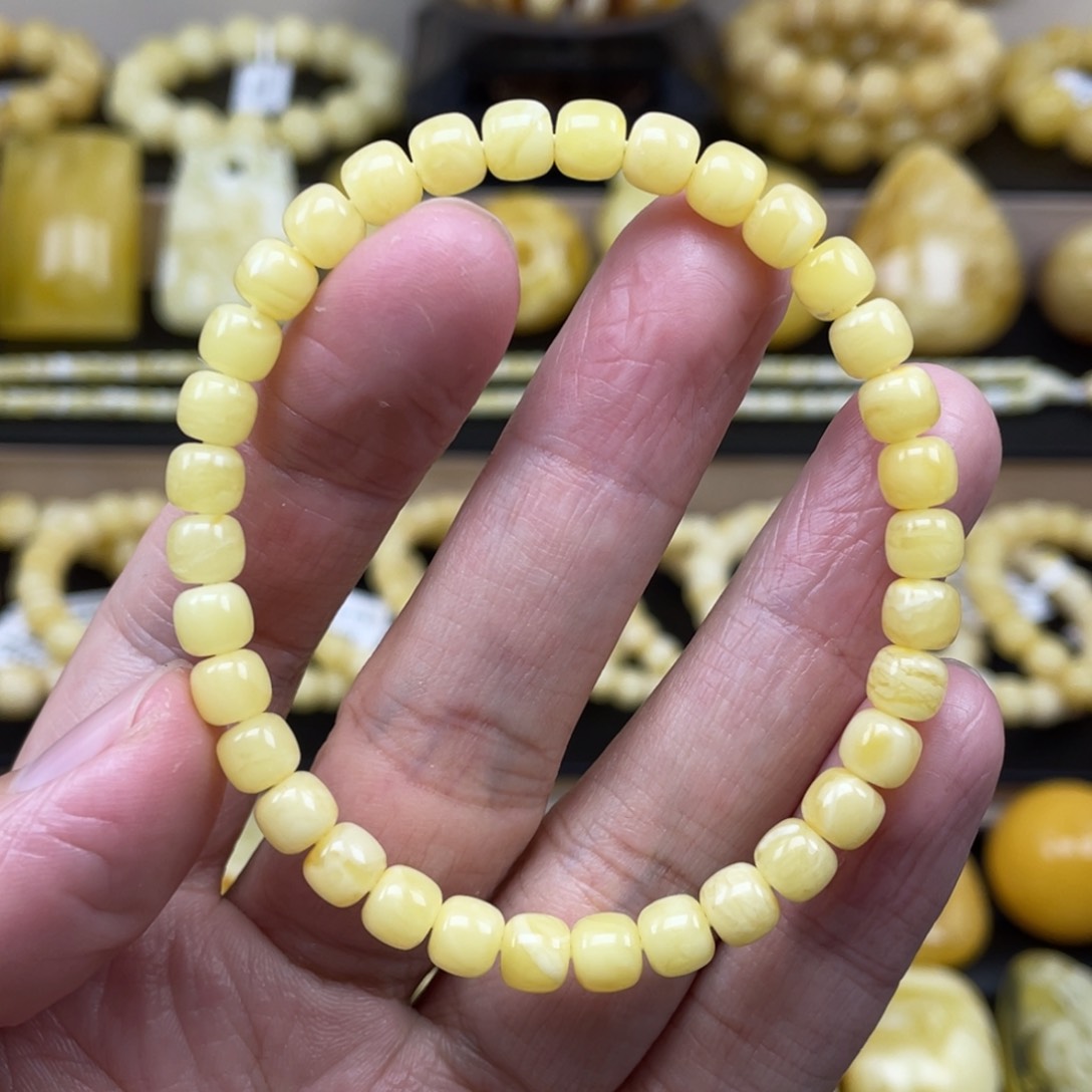 琥珀裸石未镶嵌琥珀蜜蜡