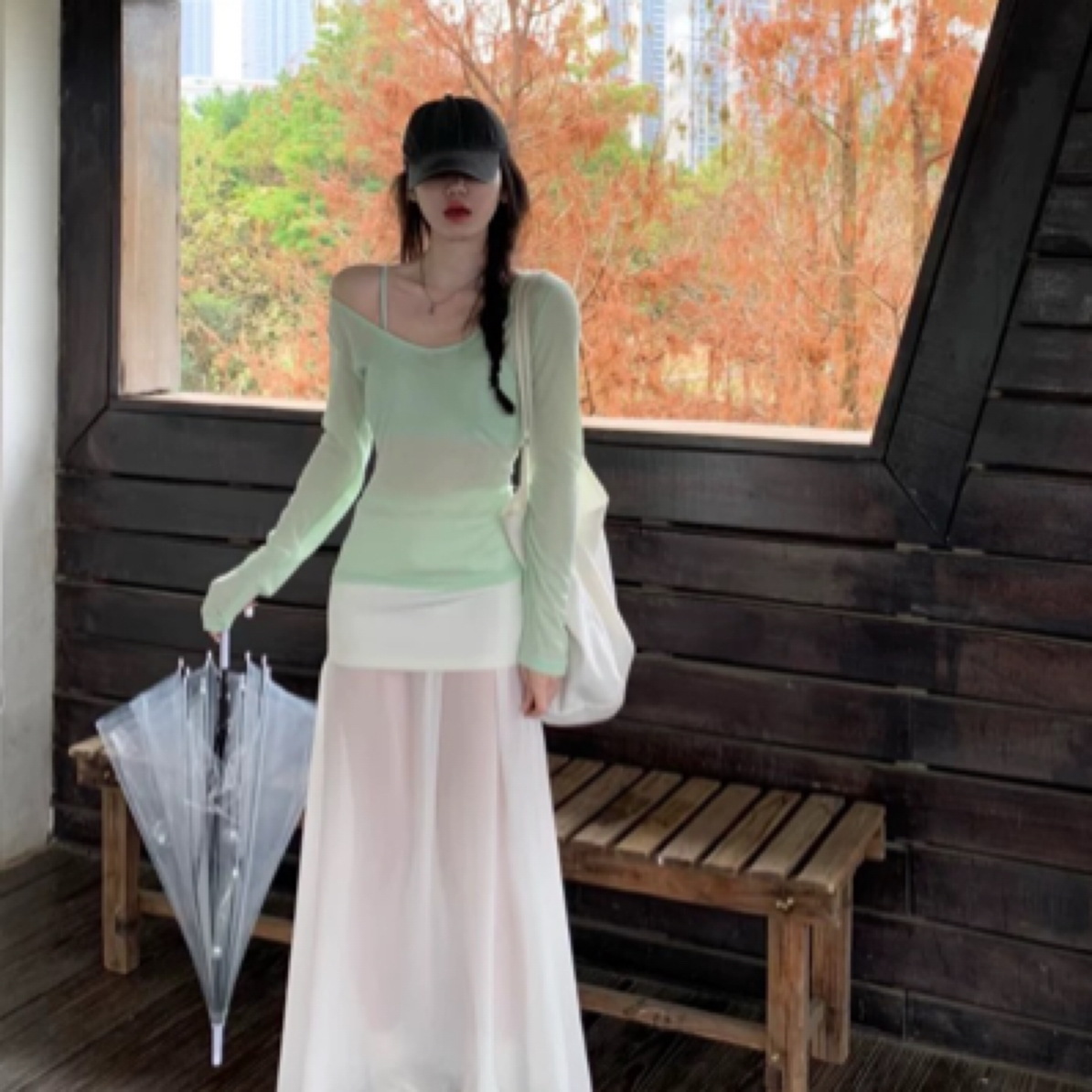 【夏日多巴胺三件套】穿搭气质裙子套装包臀半身裙防晒上衣绝美氛围