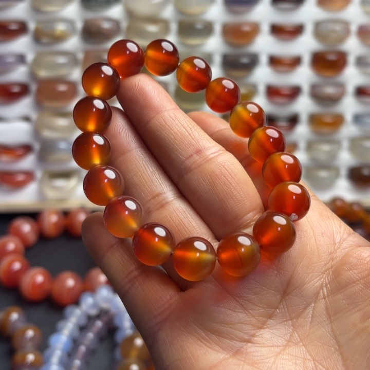 玛瑙/玉髓未镶嵌手链