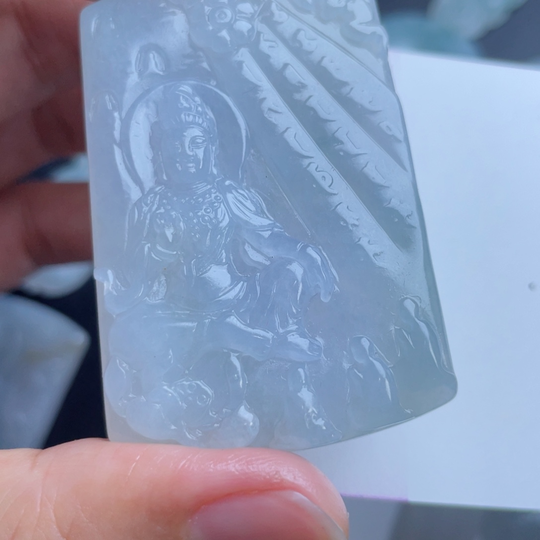 定制翡翠未镶嵌翡翠吊坠