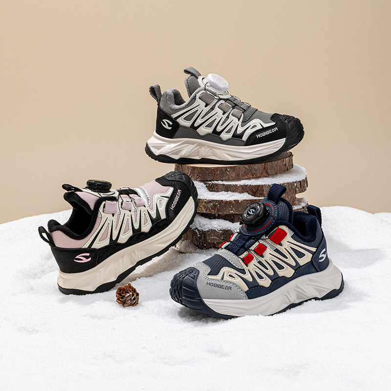 【哈比熊】冬季新款运动鞋加绒保暖二棉鞋防滑减震儿童鞋EK54551121