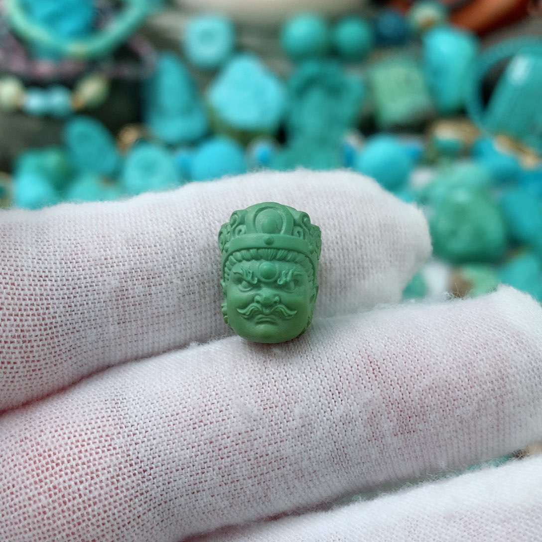 绿松石未镶嵌珠宝半成品