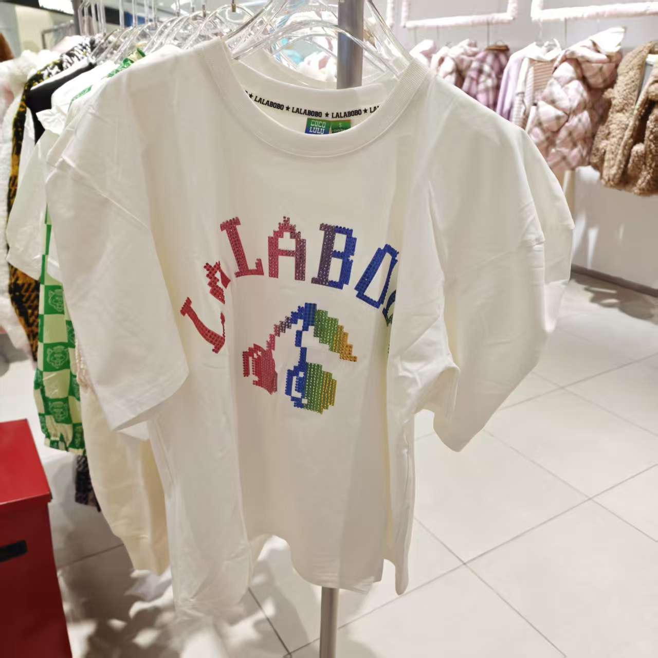 南京【微瑕不退不换】LABO水果logo宽松T恤L22B-WSDT62