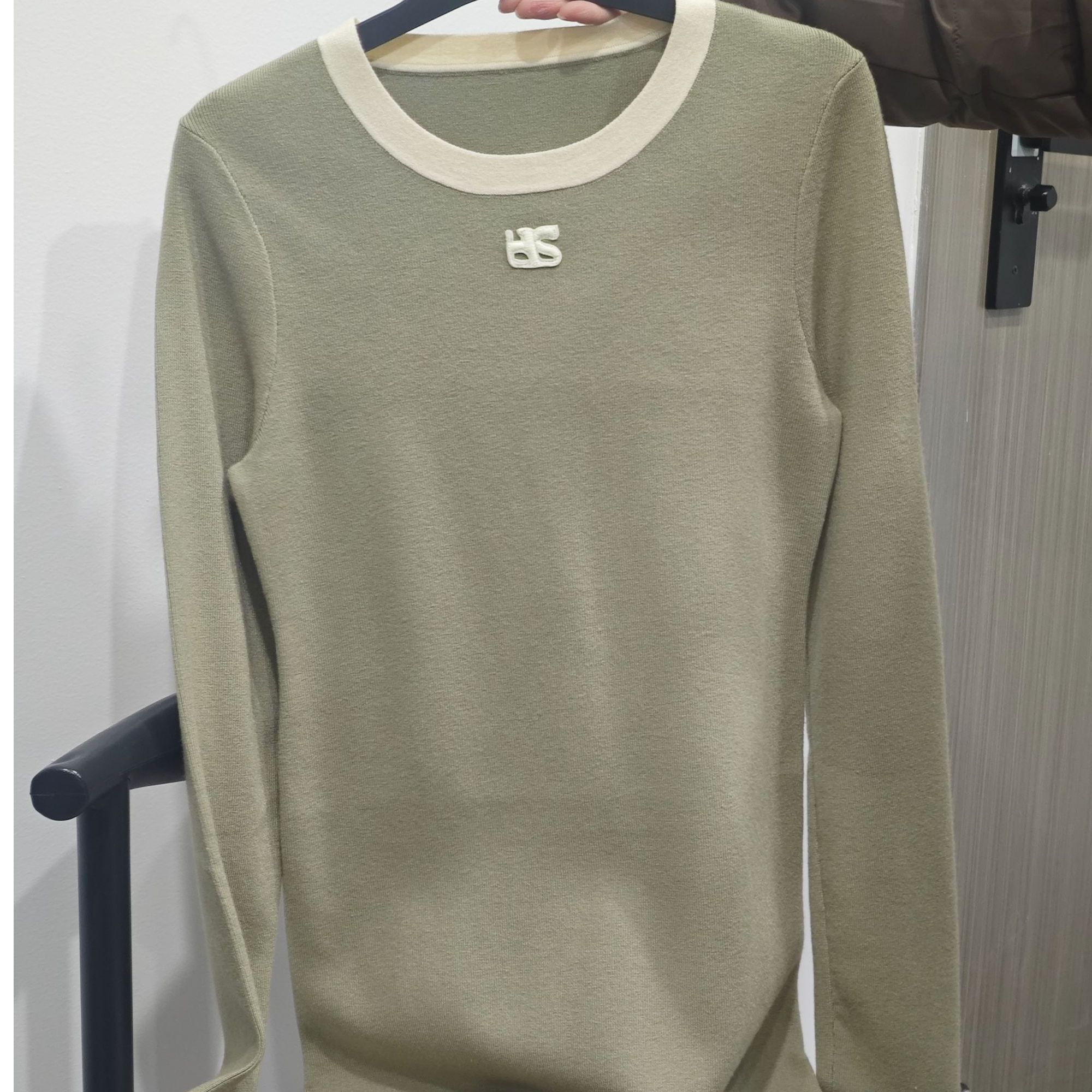 （D3)春秋款休闲针织长衫