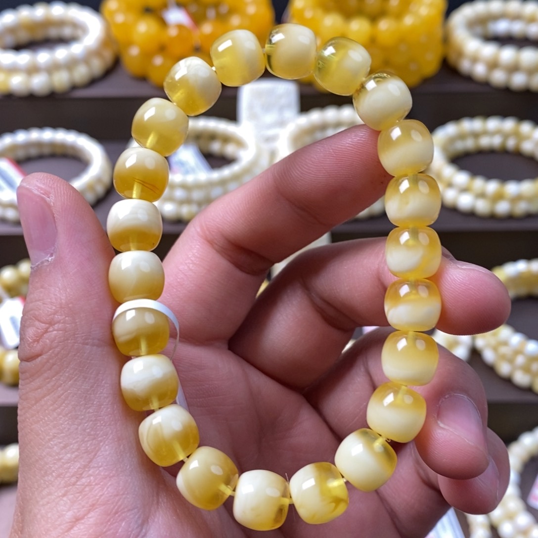 蜜蜡珠宝奇石未镶嵌9.5mm