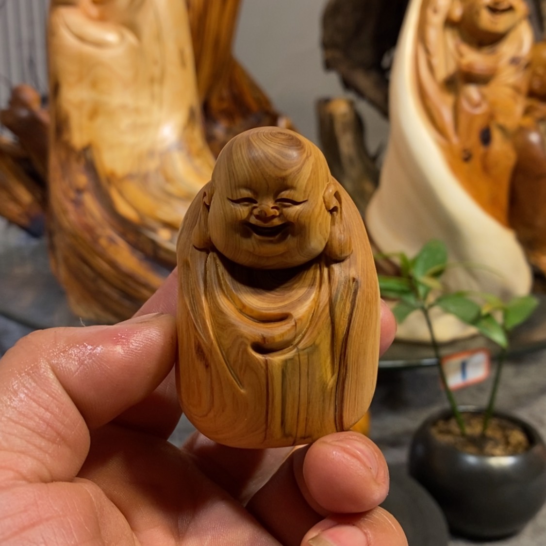 【闪购商品】柏木（崖柏）根雕木雕工艺品摆件家居装饰一手货源手把件