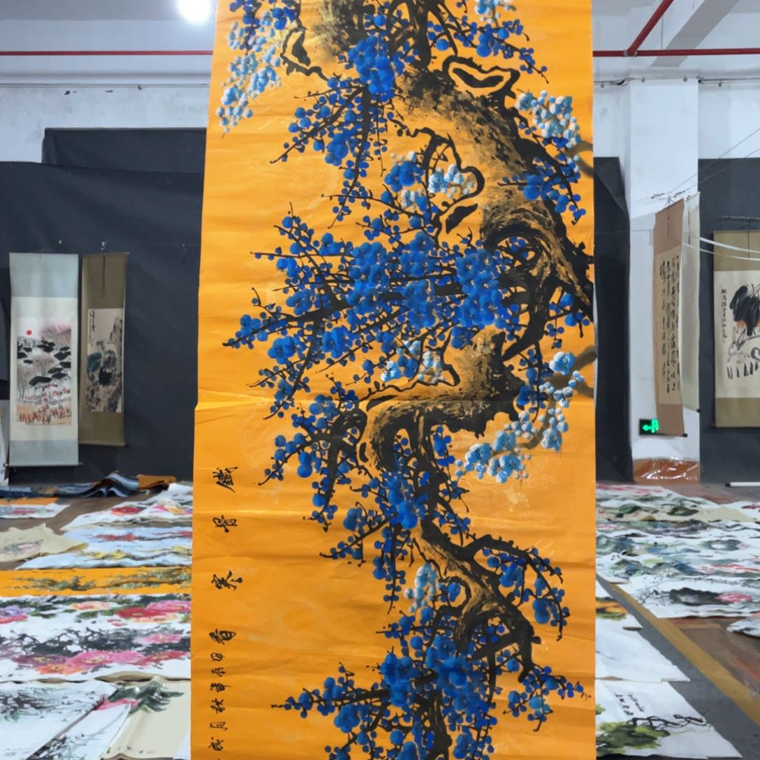 国画国画作品画心一张