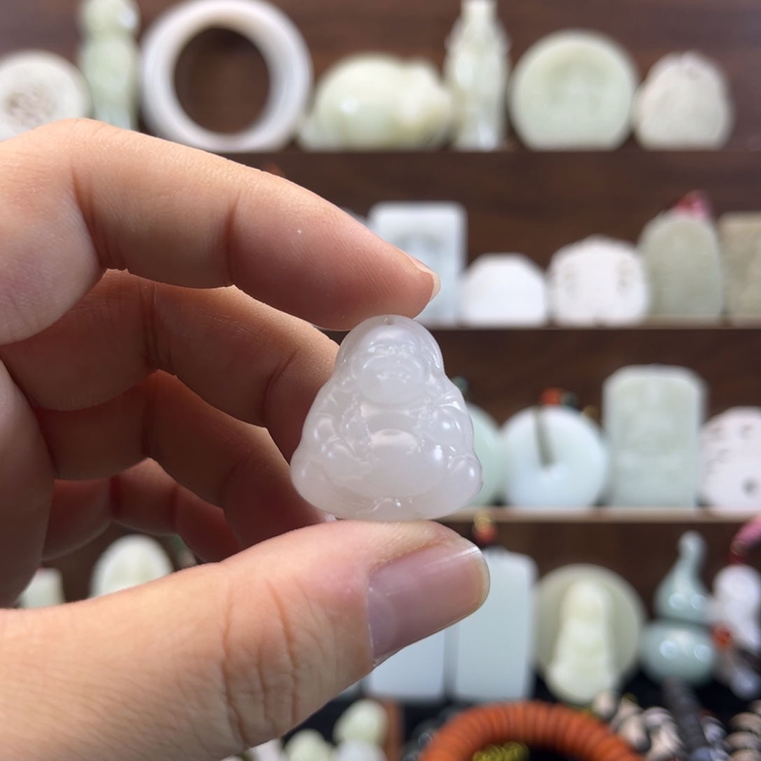 和田玉未镶嵌吊坠(不含链)和田玉佛公