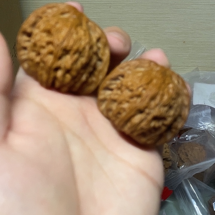 吊坠文玩核桃43磨盘全品文玩核桃