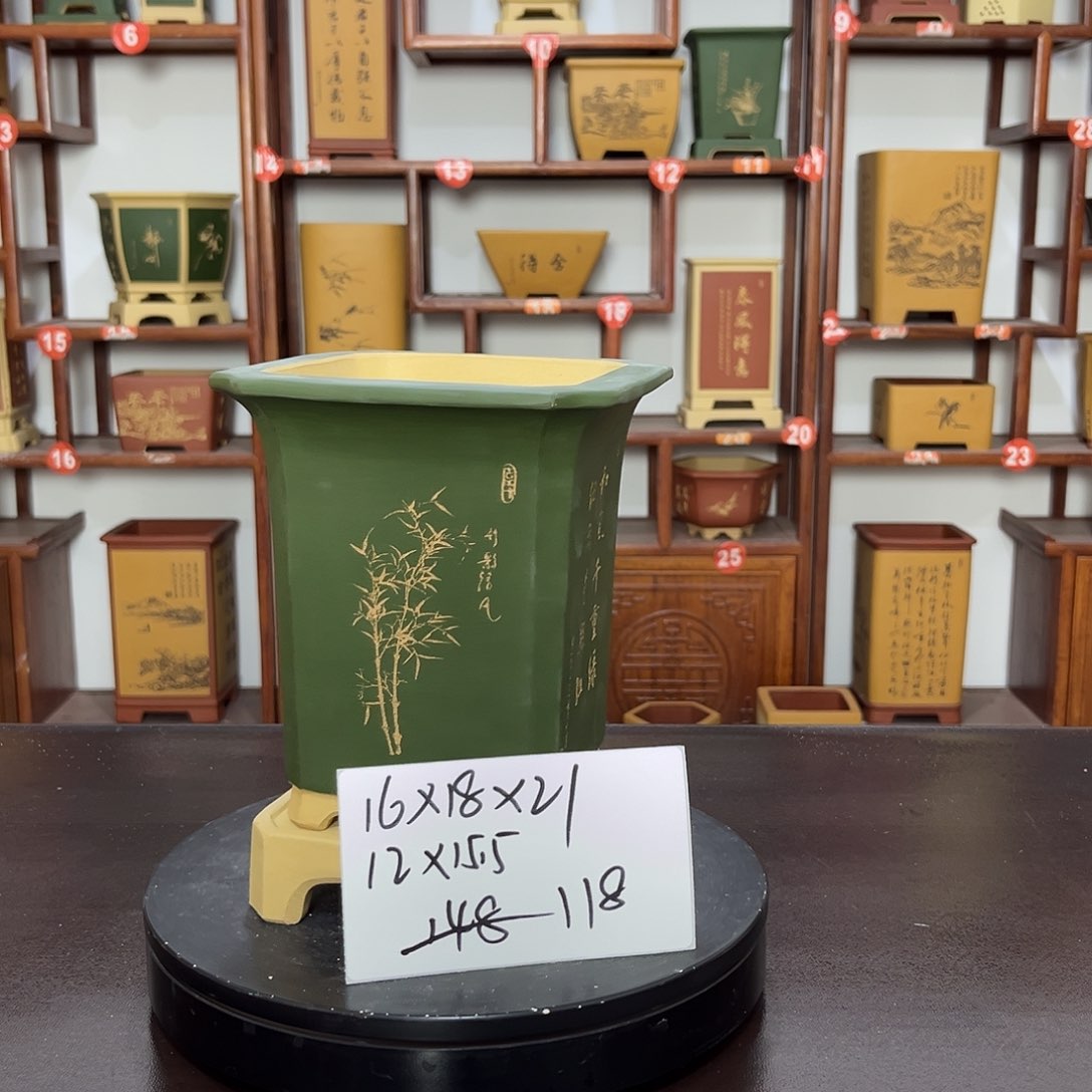 紫砂花盆紫砂花盆