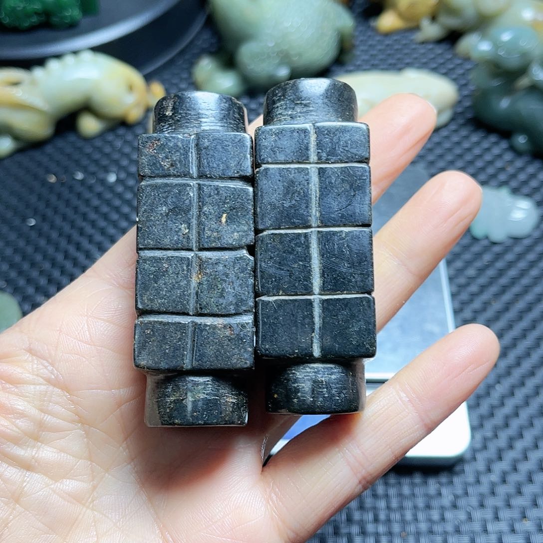 白玉菩提吊坠摆件