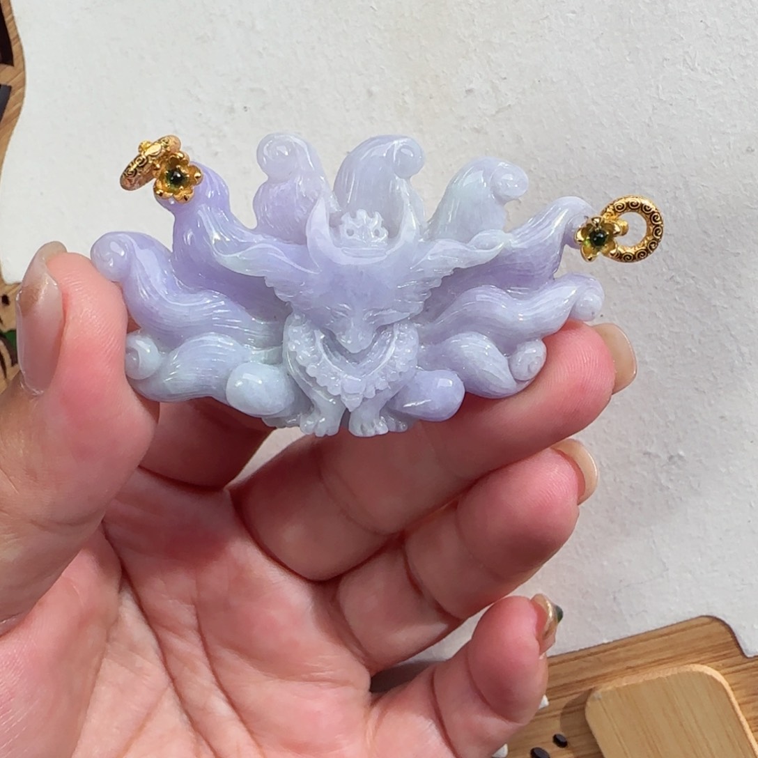 翡翠未镶嵌颈饰仿古