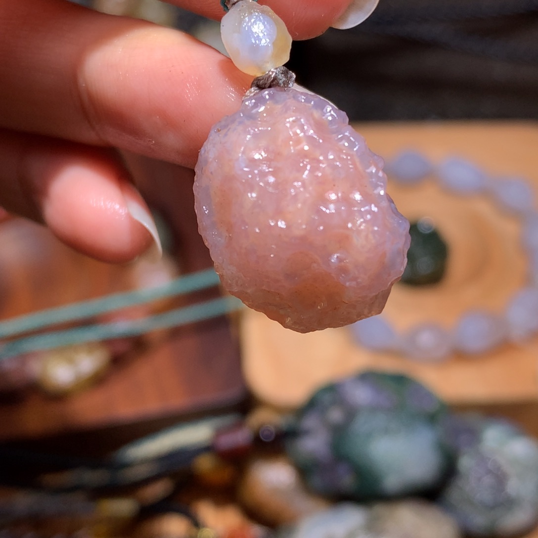 未镶嵌玛瑙/玉髓珠宝半成品