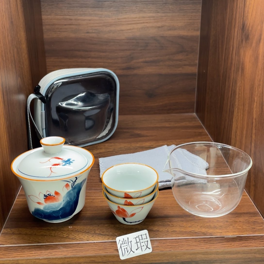 微瑕釉下彩纯手绘