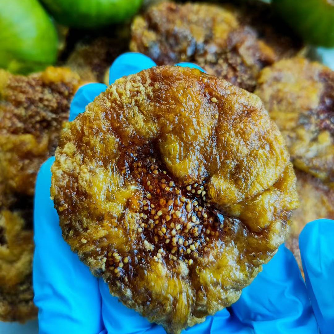 去皮青皮无花果干 各个留蜜超甜（十成熟无花果烘烤）