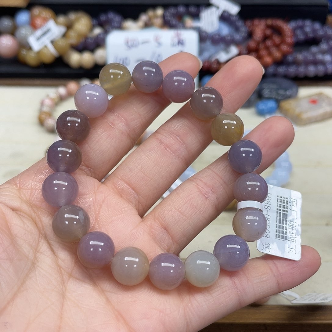 未镶嵌手串硅化珊瑚（珊瑚玉）蓝*儿659