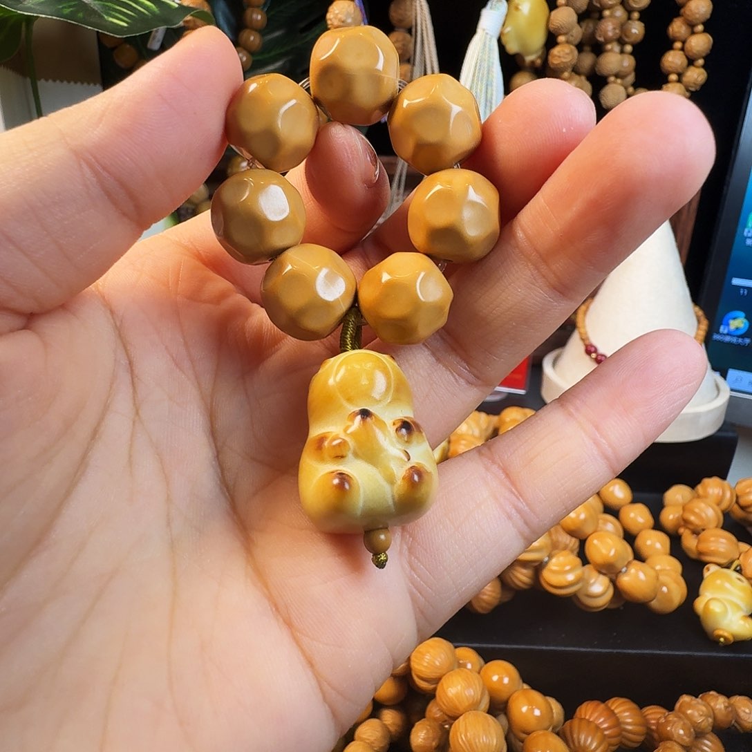 猴头核桃手串奶酪手捻