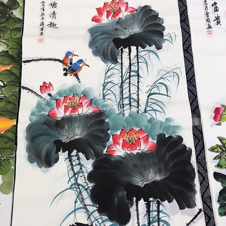 小周画廊的直播间