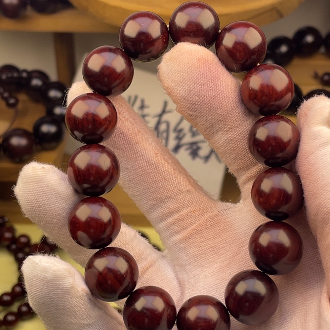 金***榴檀香紫檀（小叶紫檀）原生态1.5帝王泥高油密