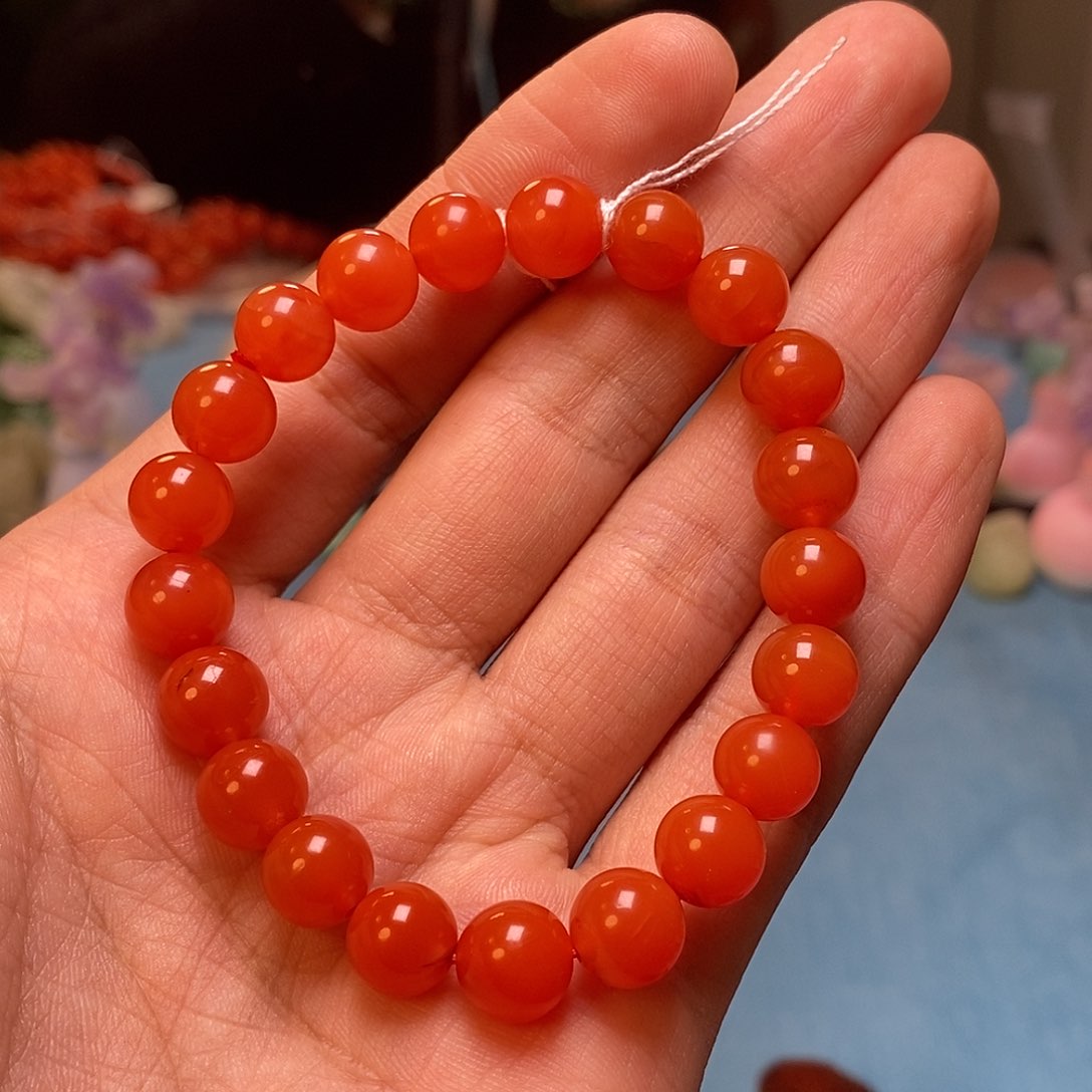 南红玛瑙颈饰未镶嵌