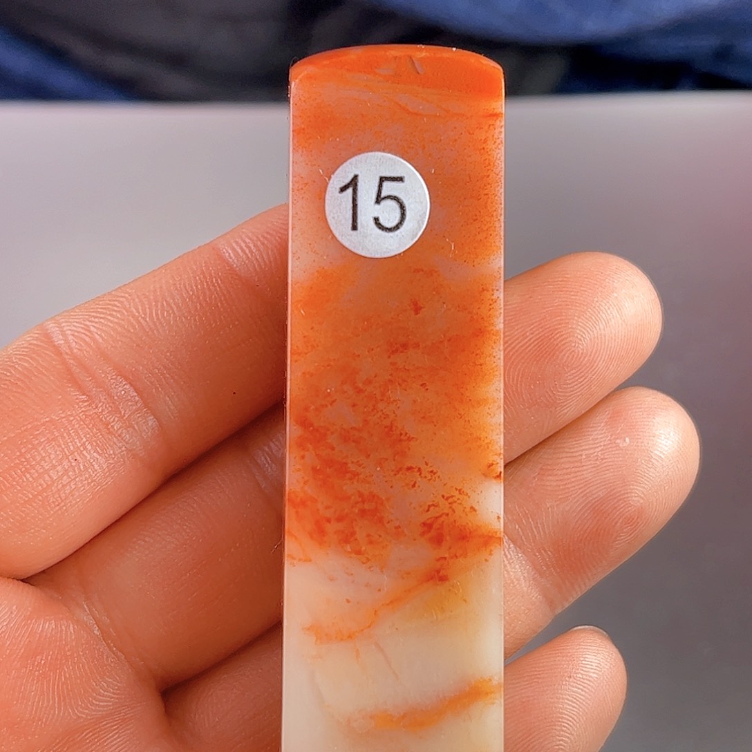 寿山石印石老挝石15号2.0厘米