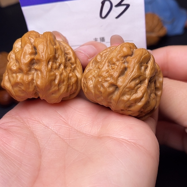 把件文玩核桃文玩核桃蛤蟆头修41N